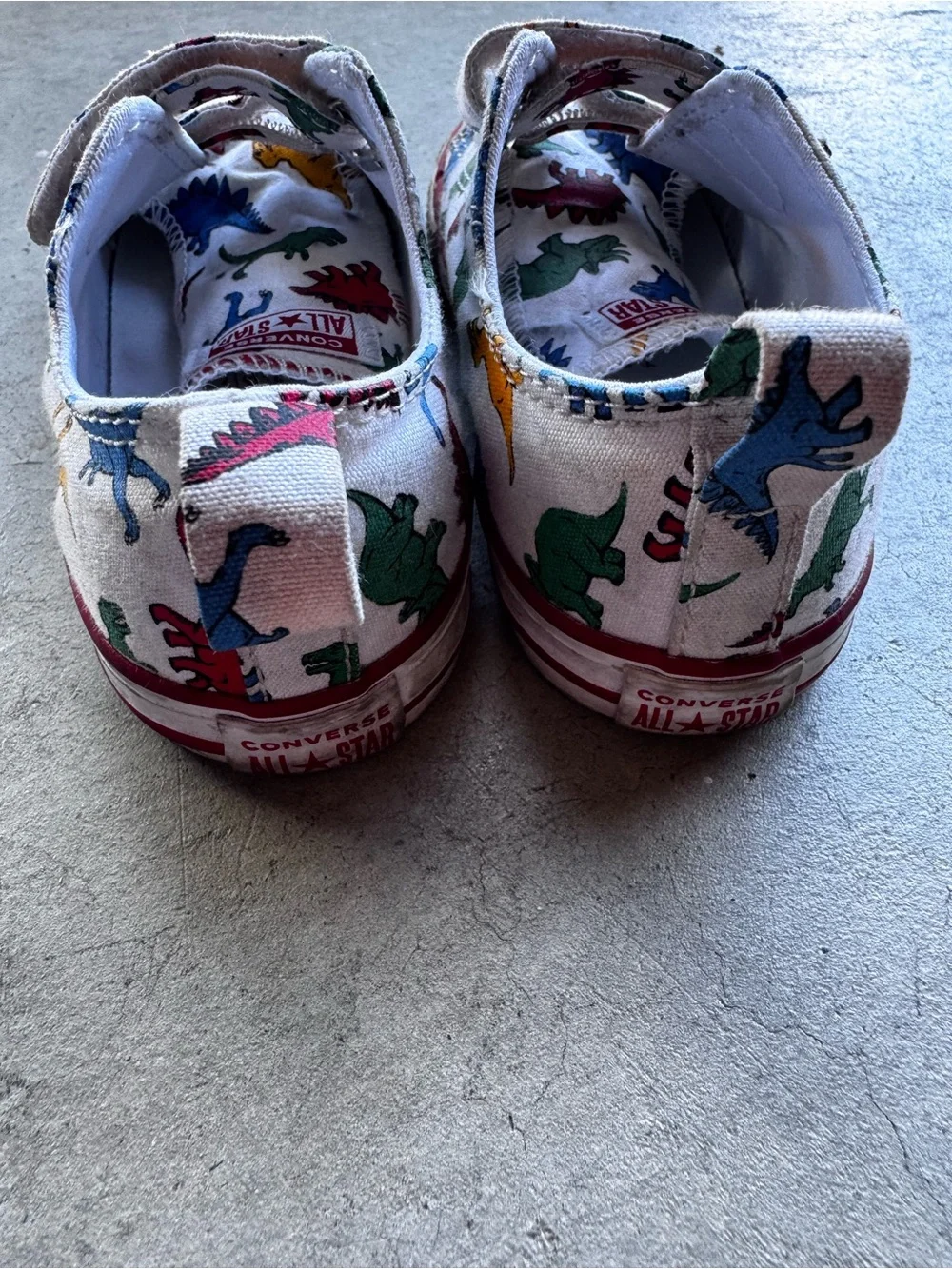 Kids Converse Chuck Taylor All Star 2V Double Strap Sneakers, Dinosaurs, 9M